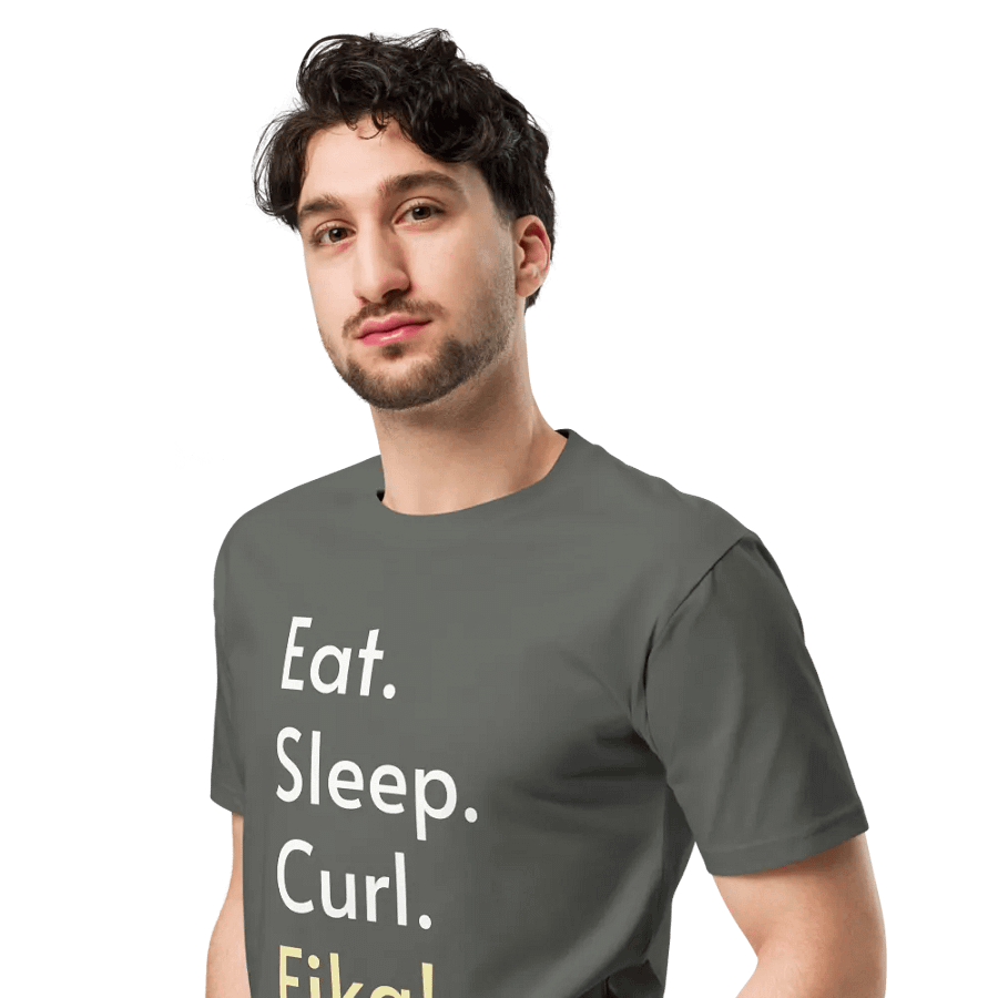 Fika Tee - Charcoal product image (8)