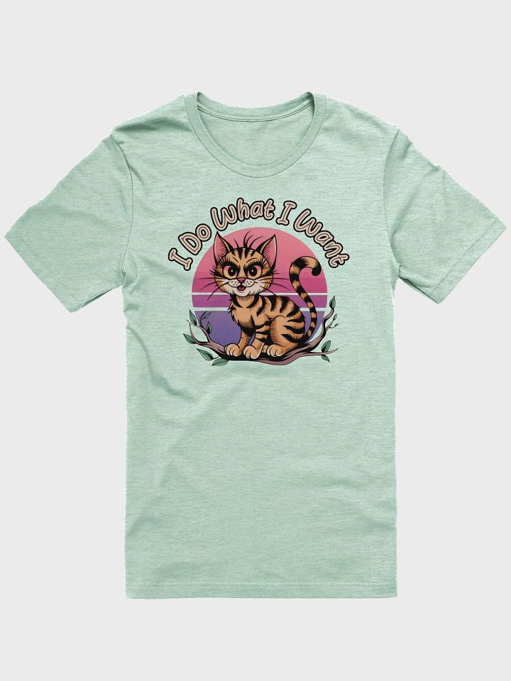 Mischievous Cat 'I Do What I Want' T-Shirt product image (27)