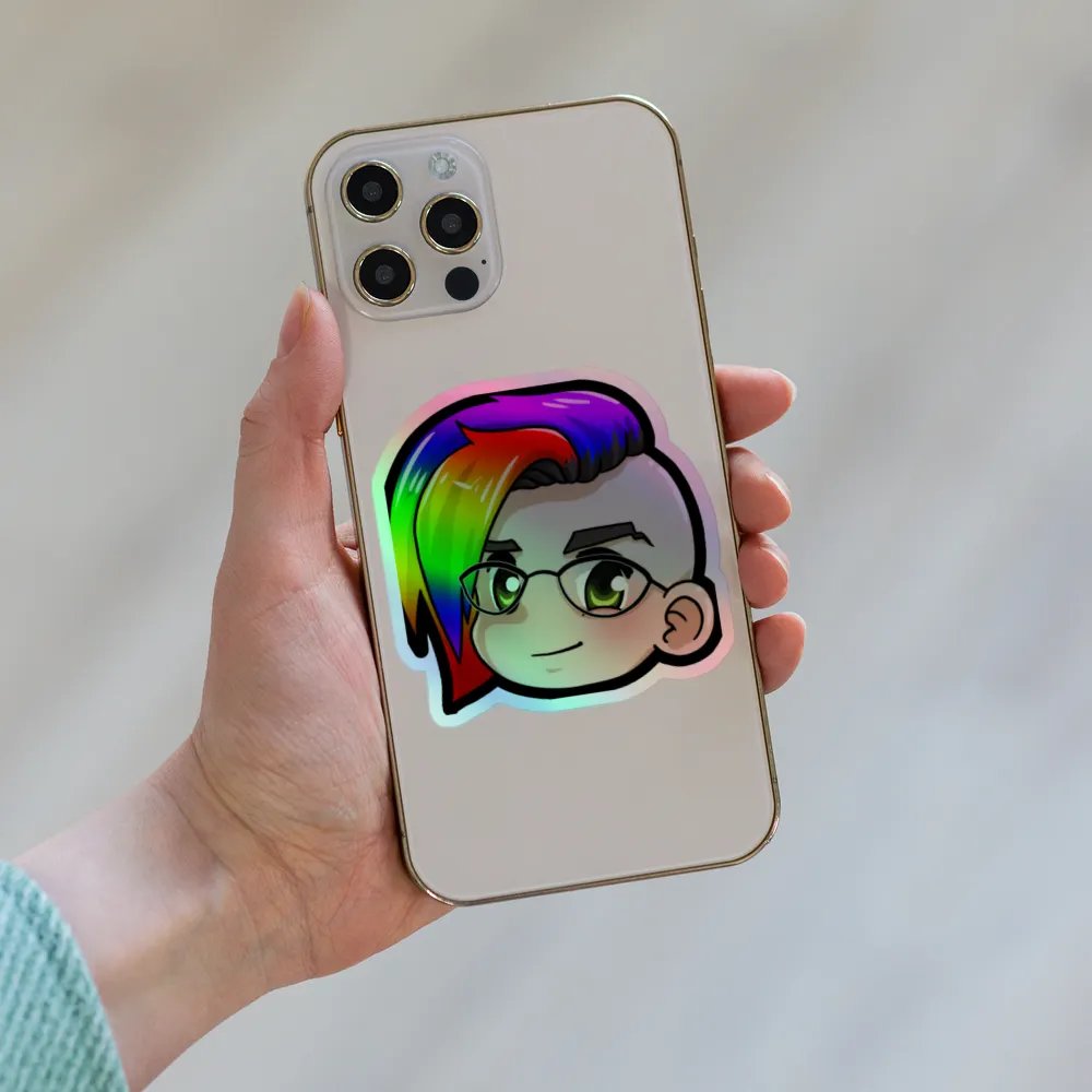 Hybrid Pride Holo Sticker product image (6)