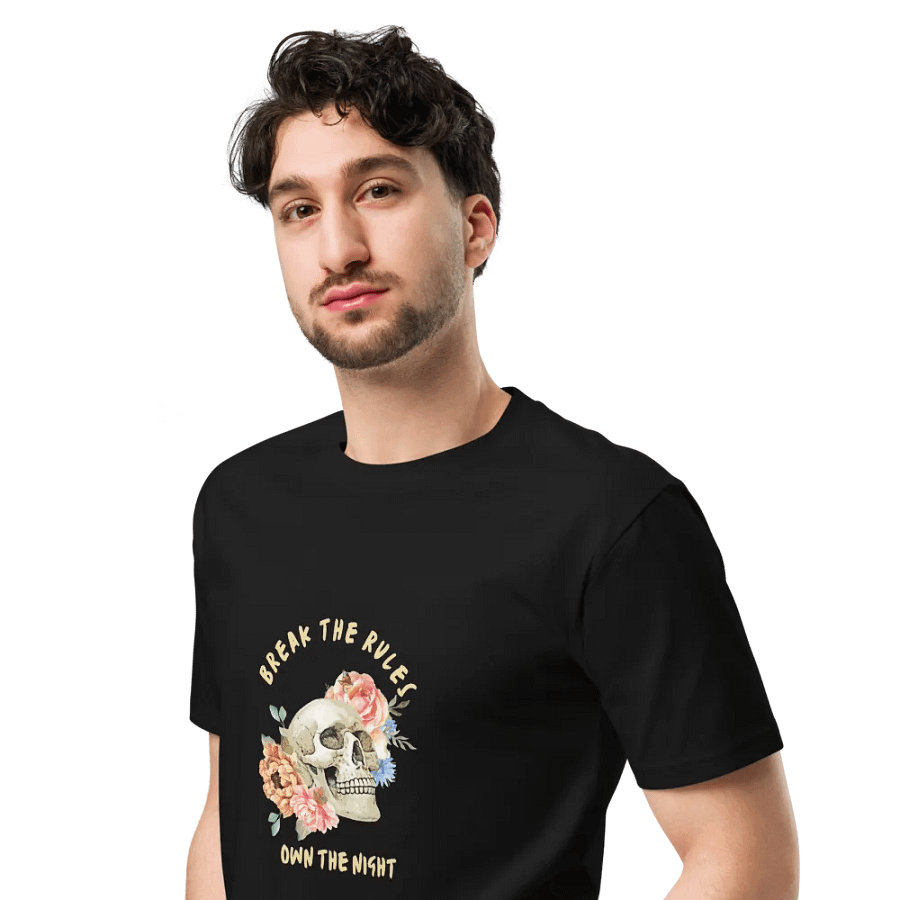 Rebel Skull and Floral Unisex Tee product image (6)
