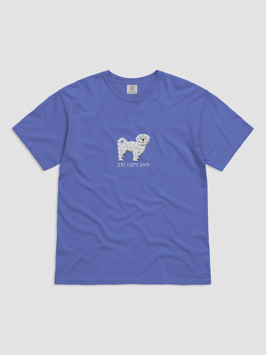 Zero Fluffs Given T-Shirt(Embroidered) of a Maltese product image (41)