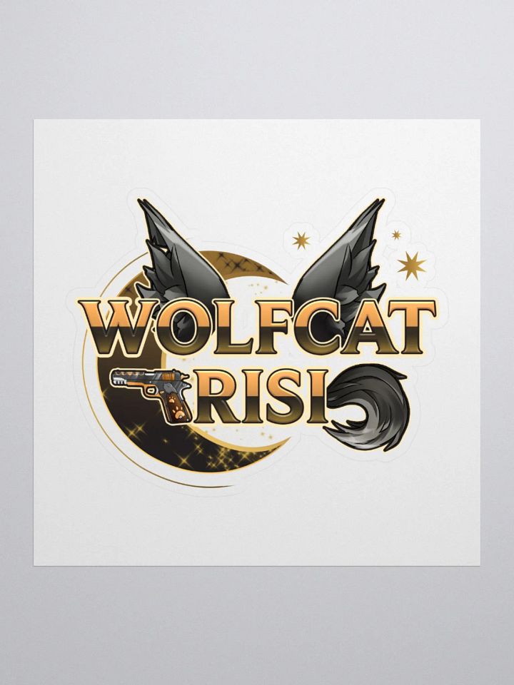 WolfcatRisi Logo Sticker product image (1)