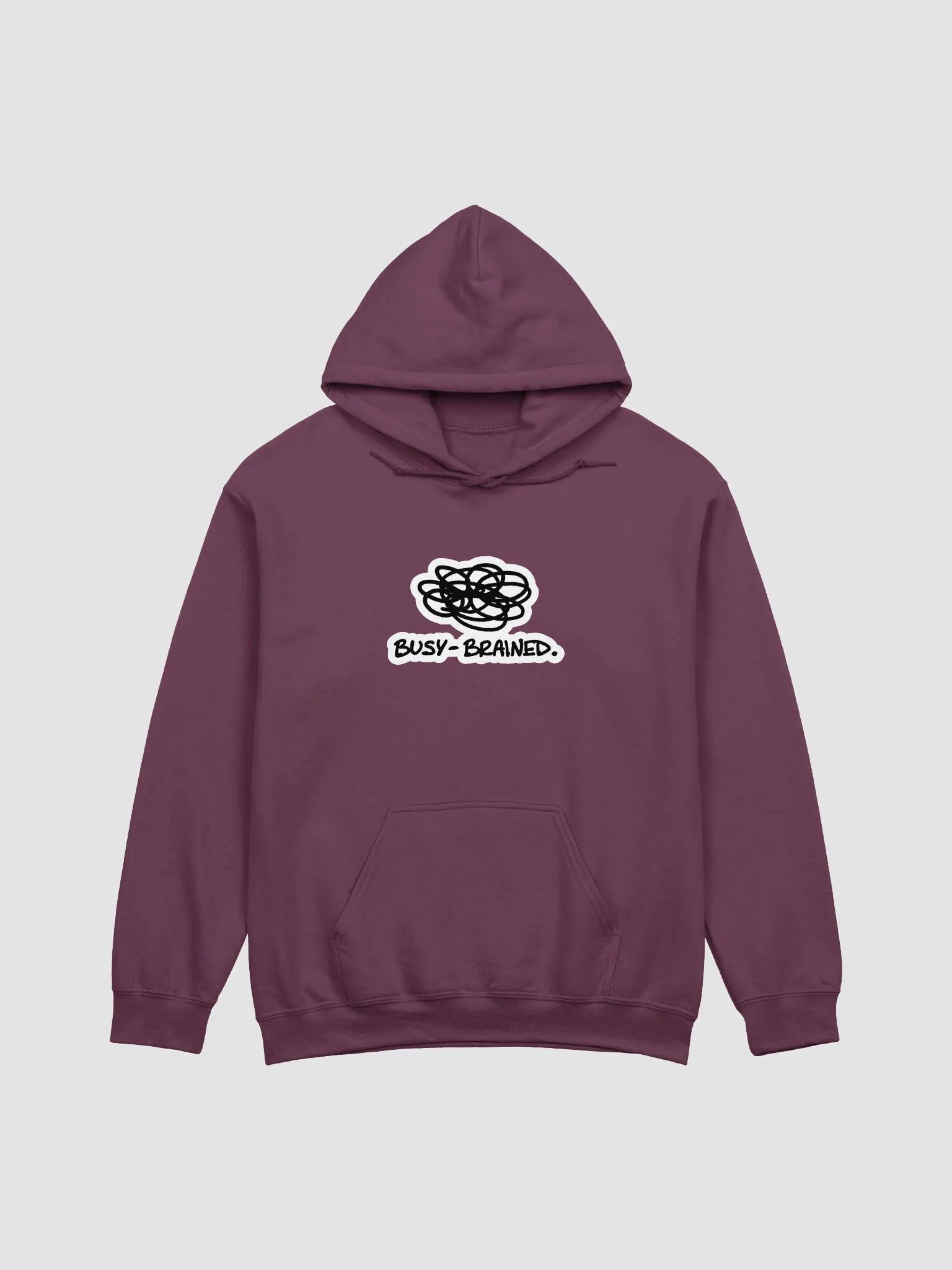 BUSY-BRAINED (bubble design) classic hoodie product image (38)
