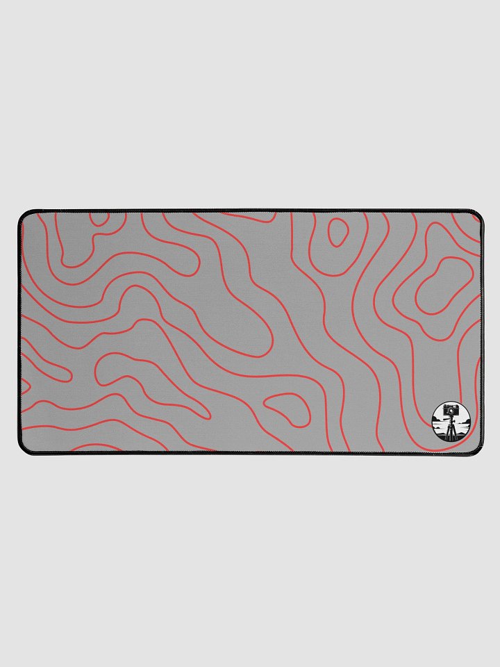 Red/Grey Damascus Deskpad product image (1)