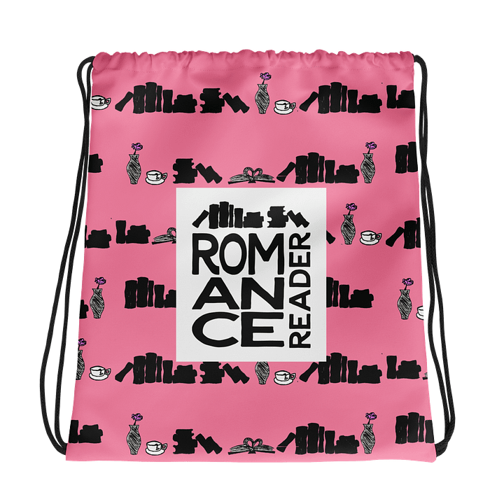 Classy Romance Reader Drawstring Bag product image (1)