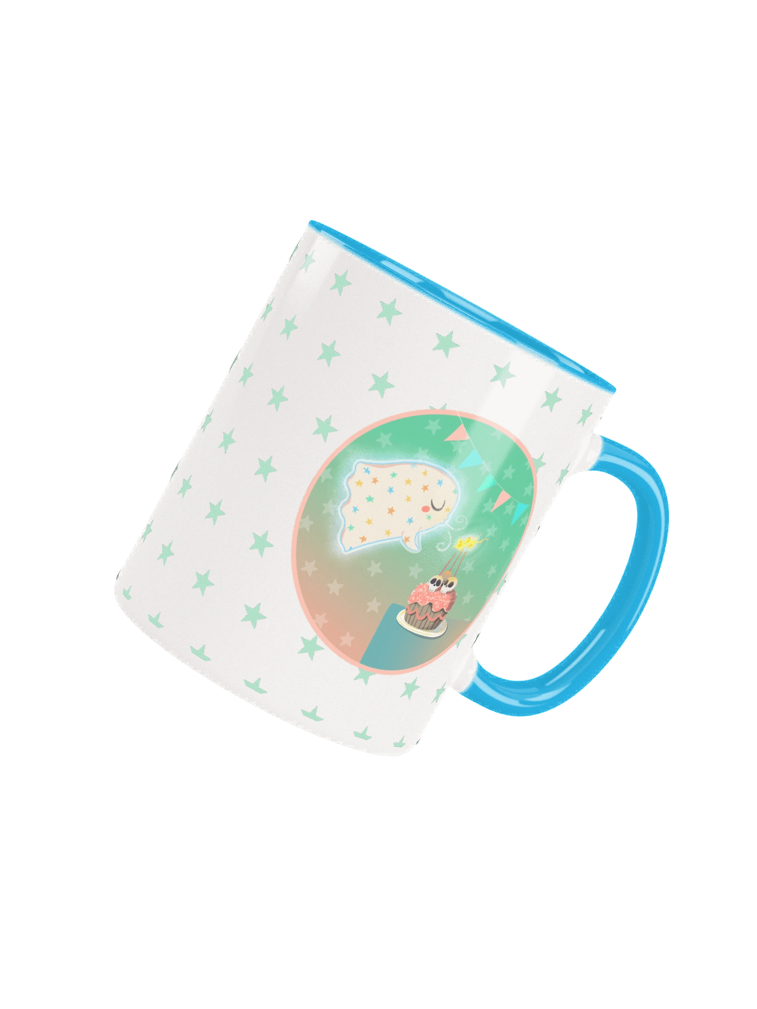 Pastel Little Ghost Birthday Cake - Ceramic Mug product image (11)