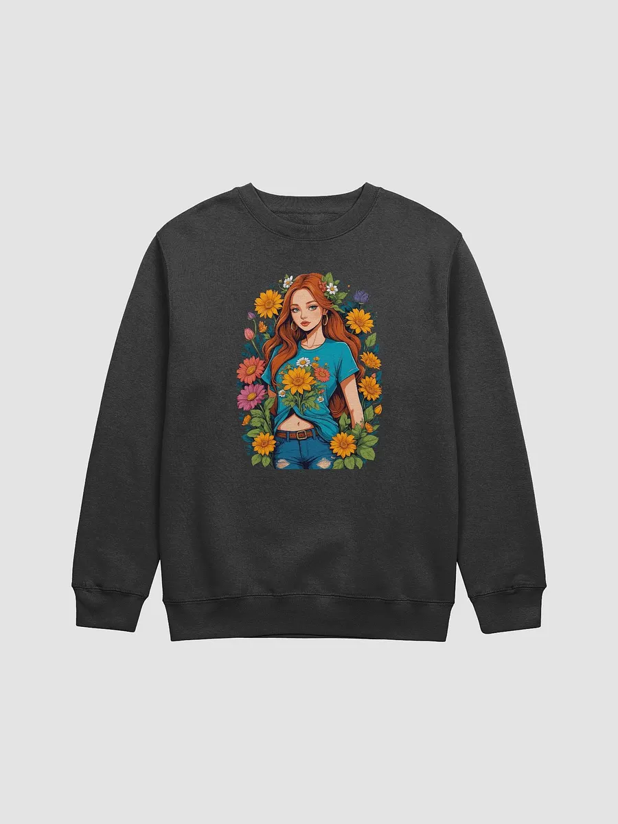 Bloomcore Flower Girl v1- Lane Seven Premium Crewneck Sweatshirt product image (2)