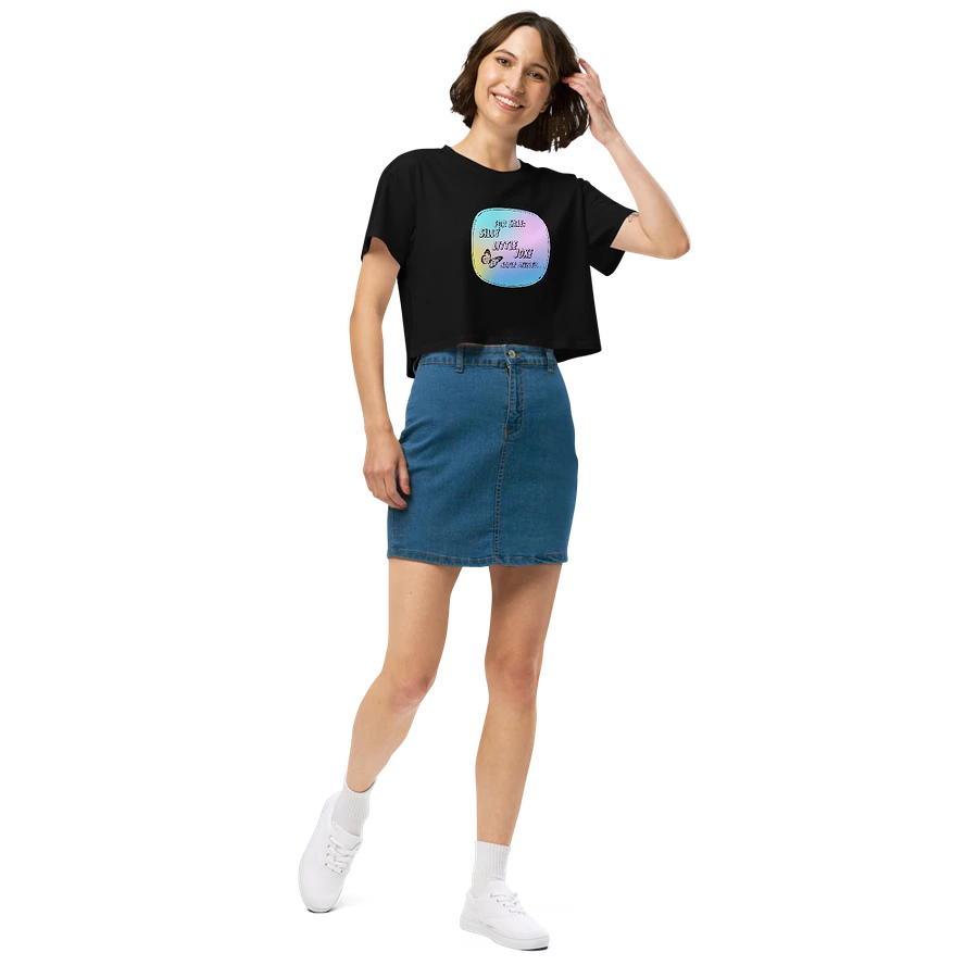 Silly Little Joke Crop Top T-shirt product image (4)