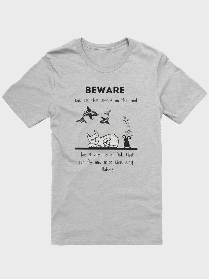 Beware the Sleeping Cat T-Shirt product image (6)