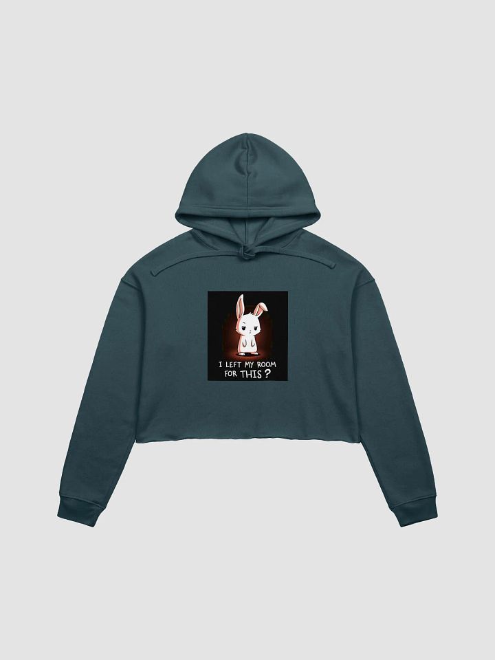 Unimpressed Bunny Crop Hoodie product image (1)