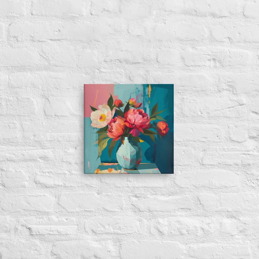 Art2401-82 Vase Flowers Still Life - Canvas Print - sm product image (9)