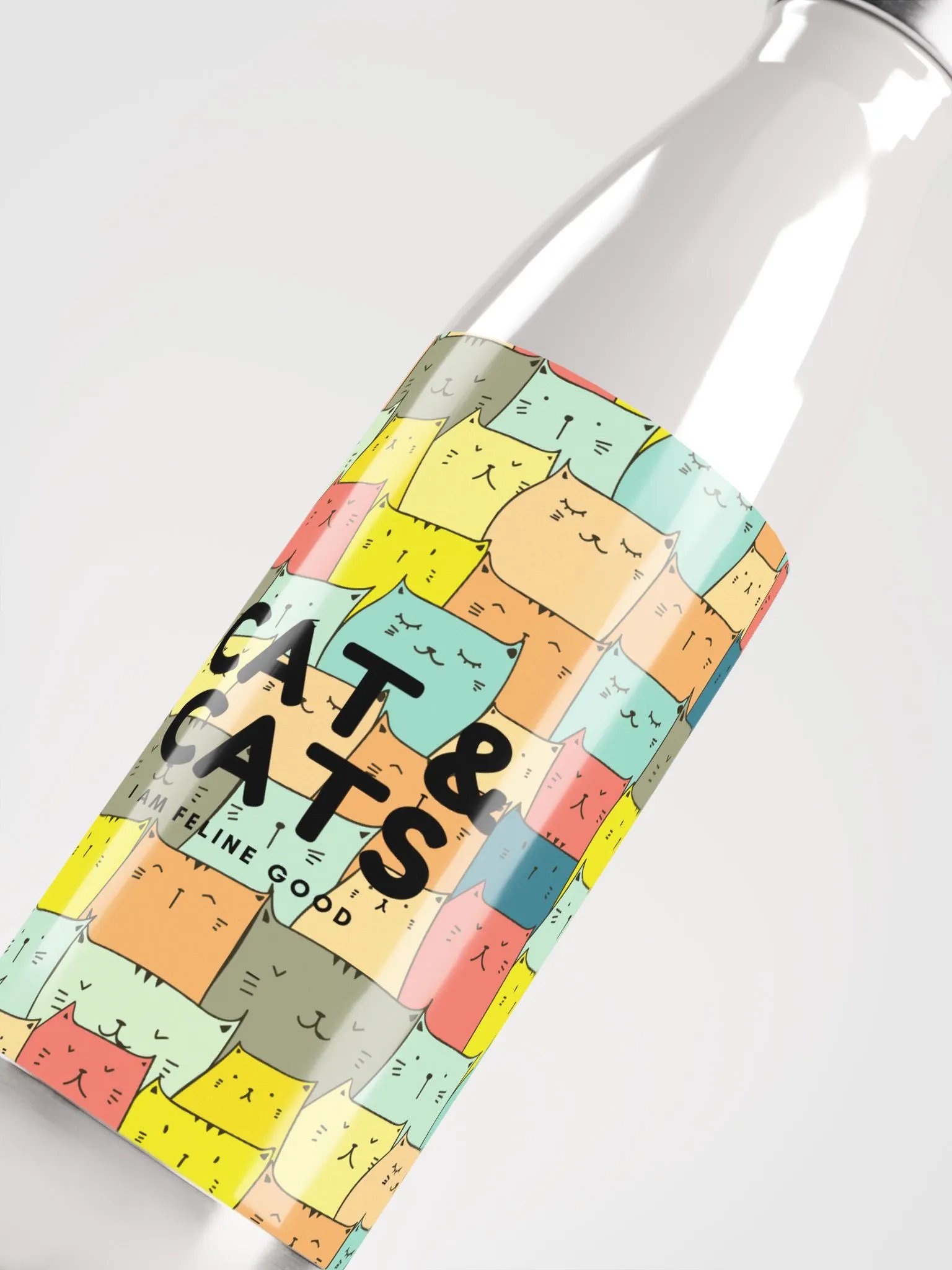 Cat & Cats Water Bottle product image (5)