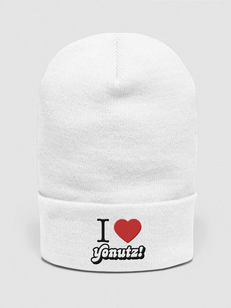 I ❤️ Yonutz Beanie White product image (1)