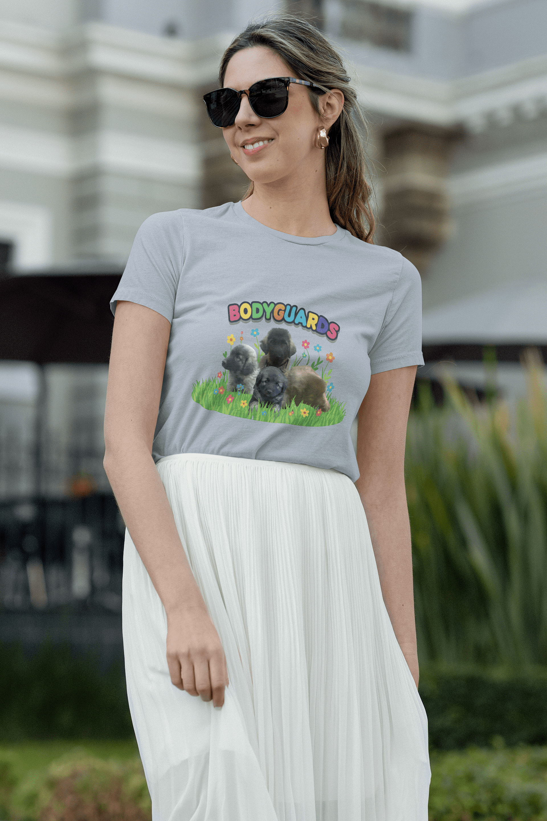 Puppy Bodyguards T-Shirt | Dog Mom Security Team product image (8)