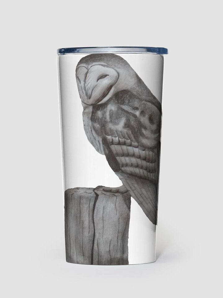 Barn Owl Drawing Travel Cup product image (1)