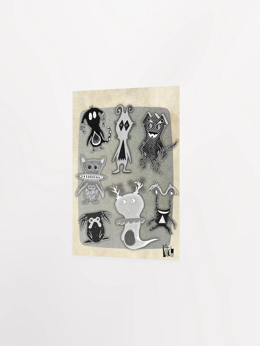 Kitch's Creatures 2 Art Print product image (4)