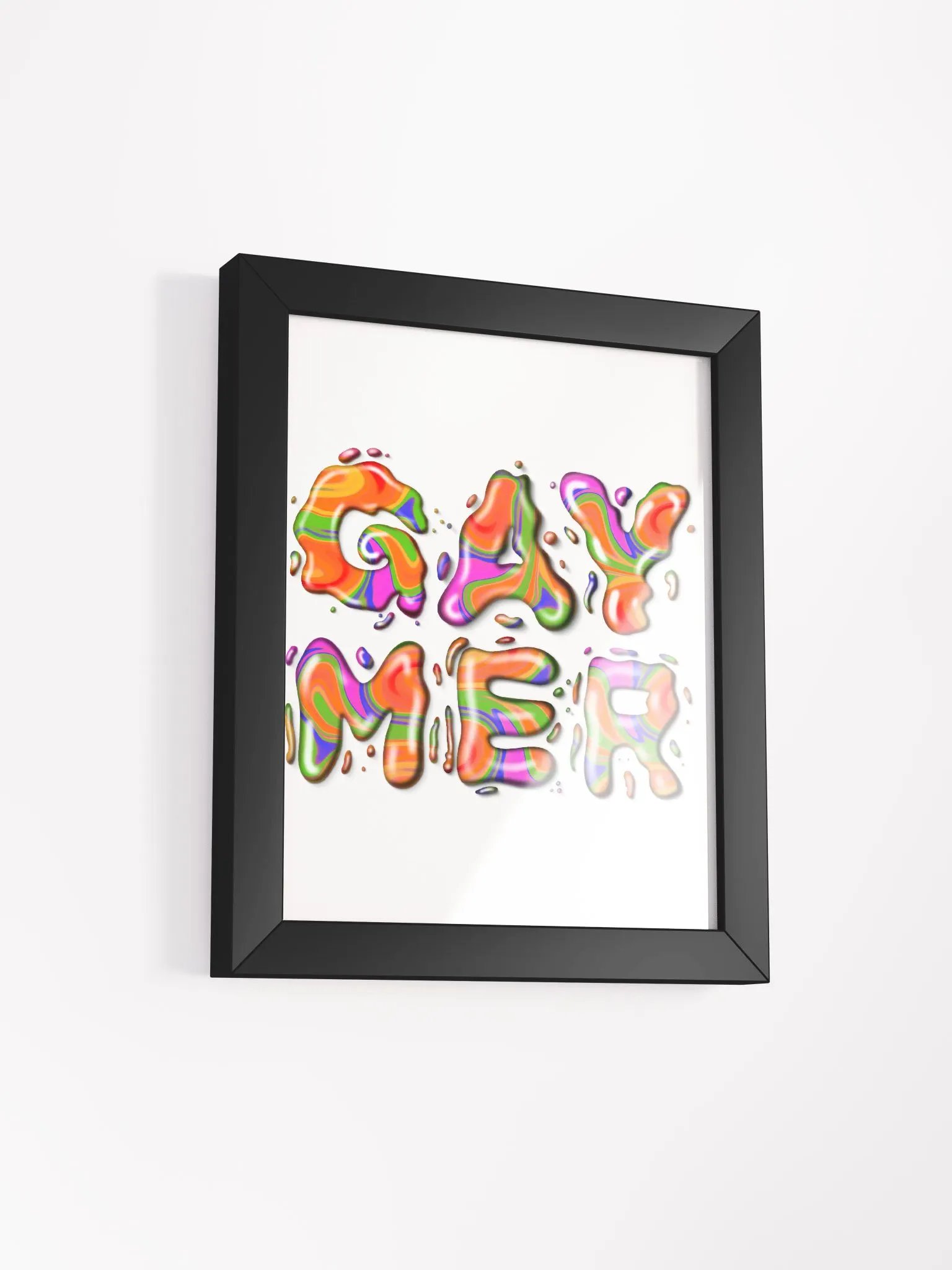 GAYMER Framed Print product image (21)