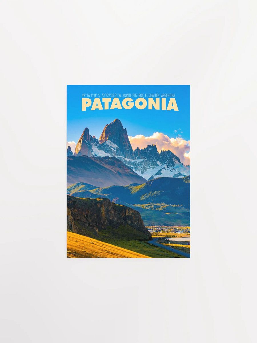 Vintage-Style Patagonia Travel Poster product image (3)