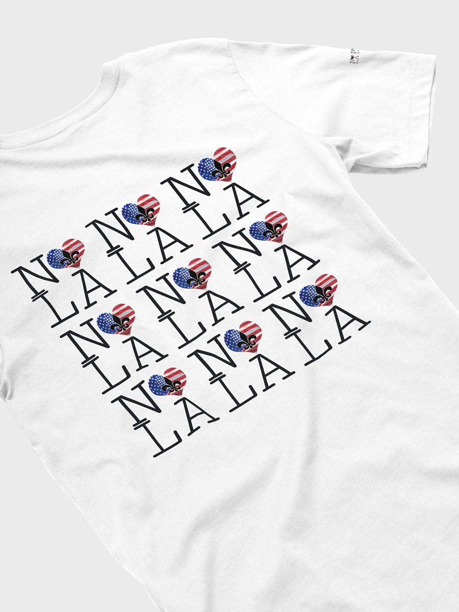 I LOVE NOLA **SUPERSOFT LEGACY TEE** (USA HEART LEGACY BACK + SLEEVES) product image (4)