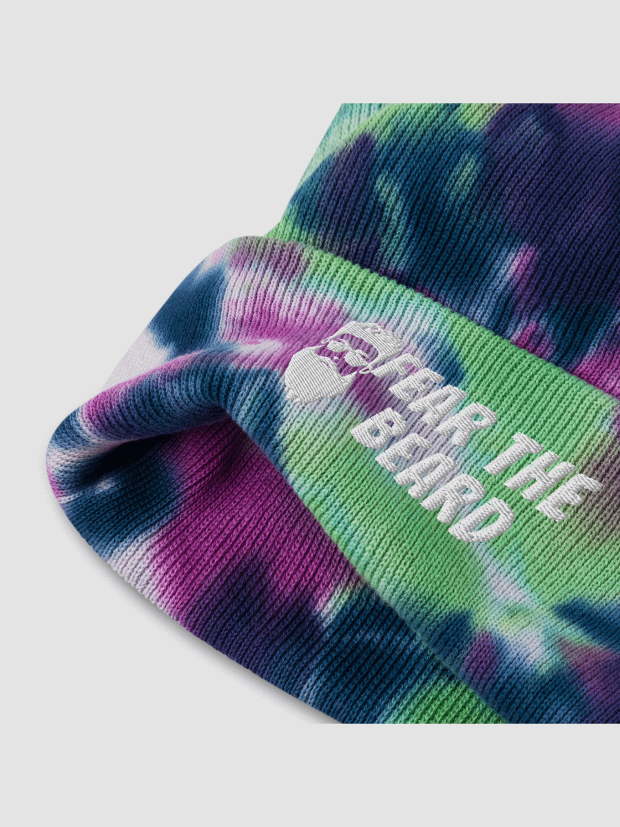 Fear The Beard Tie Dye Beanie product image (3)