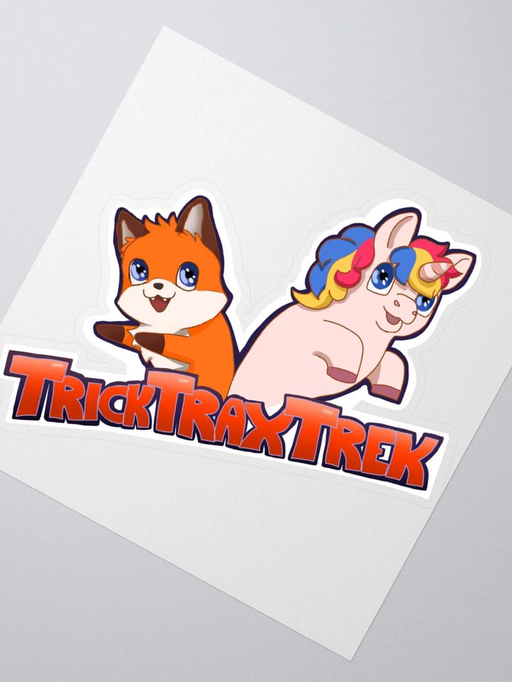Fox and Unicorn Sticker product image (2)