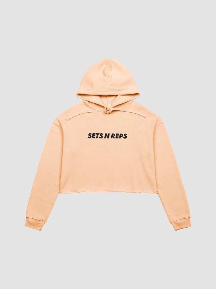 SNR Peach Cropped Hoodie product image (1)