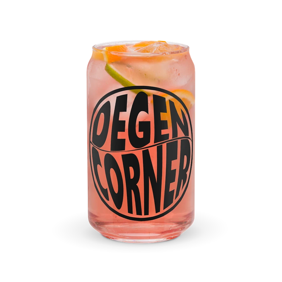 Degen Corner - Soda Glass (dark logo) product image (7)