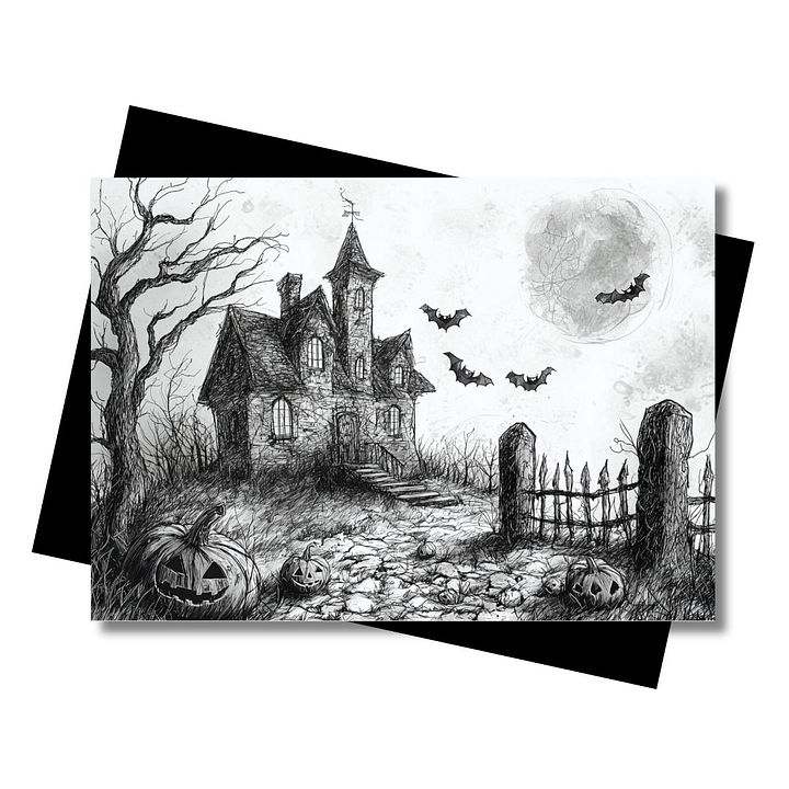Bat Cottage Greeting Card product image (1)