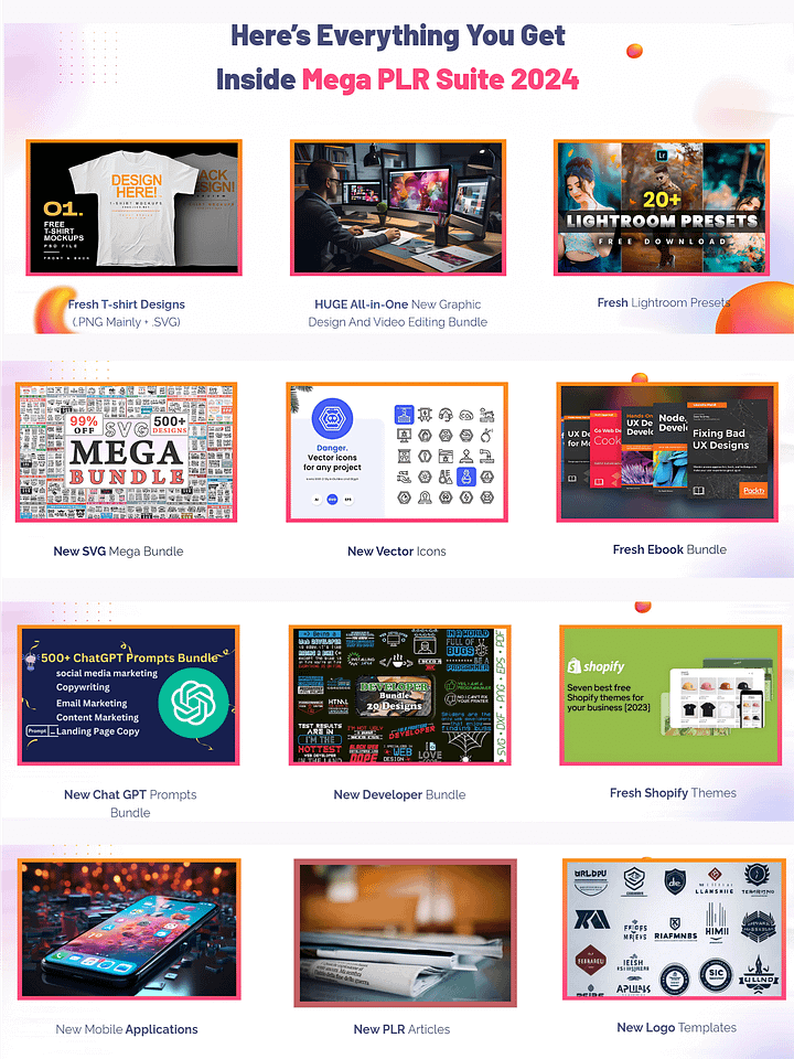 Mega PLR Suite 2024 + OTOs product image (2)