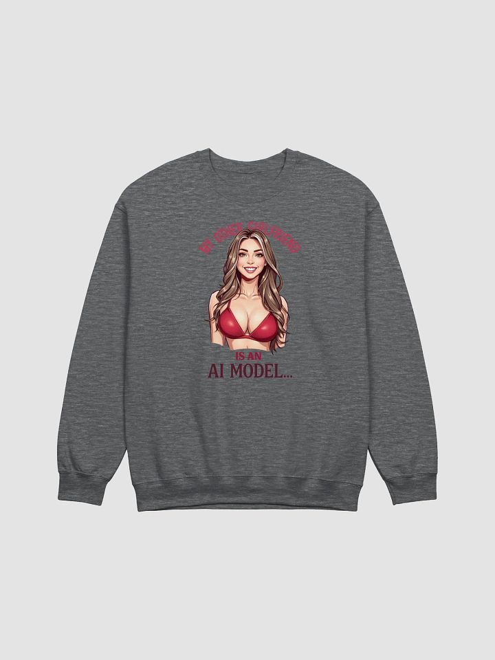 AI Model Girlfriend Crewneck Sweatshirt product image (5)