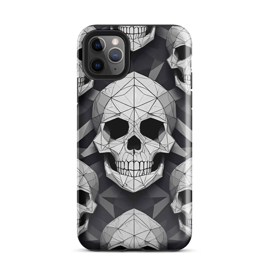 Edgy Geometry: Geometric Skull iPhone Case product image (34)