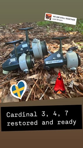 Not a huge spinning reel fan, but love the beautiful rugged simplicity of the Cardinal.
Also, I added a fishing rod database ...