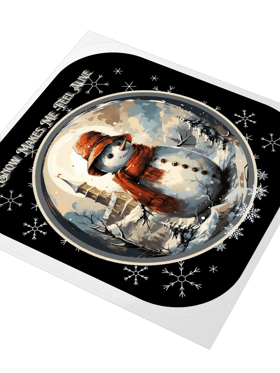 The Snow Makes Me Feel Alive Sticker product image (4)