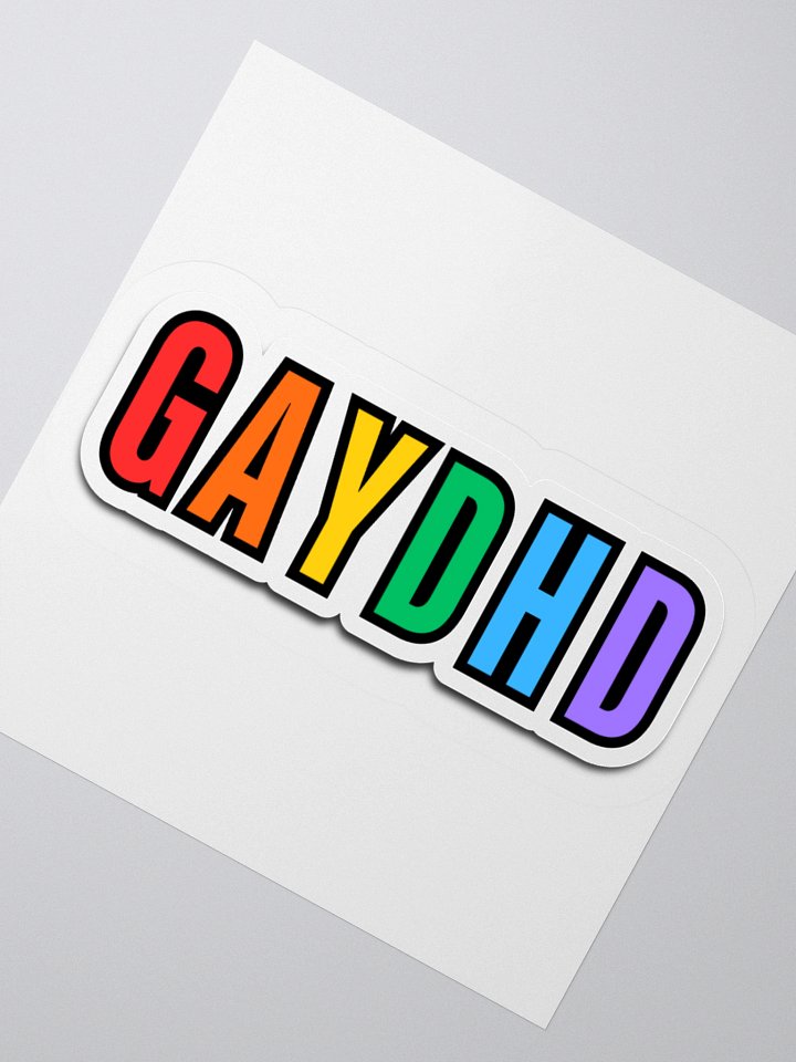 gayDHD Sticker product image (2)