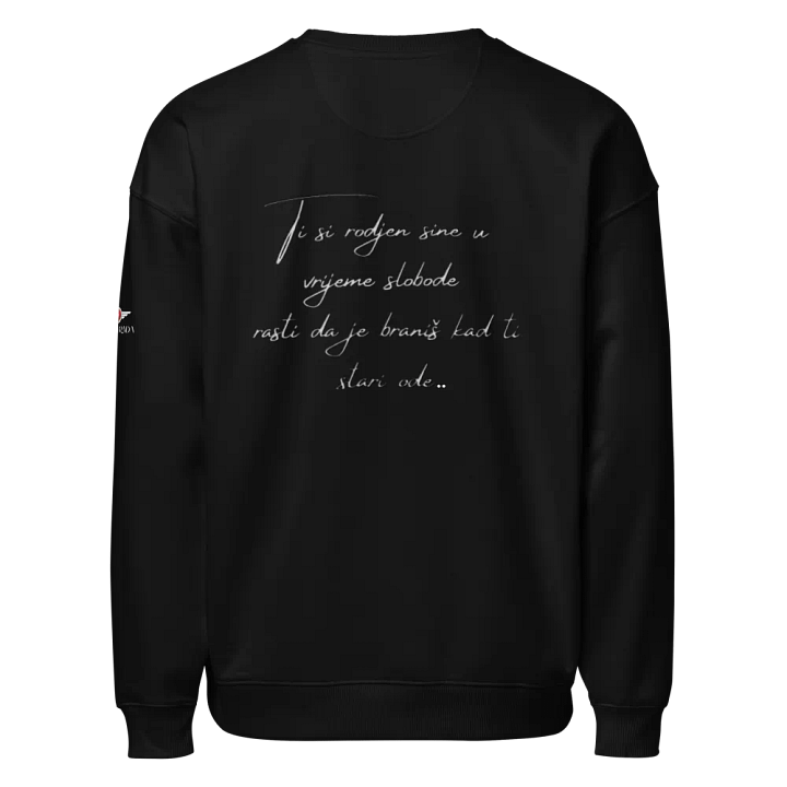 HOS DOMOVINI VJERNI organic Sweatshirt Gussi Brada product image (2)