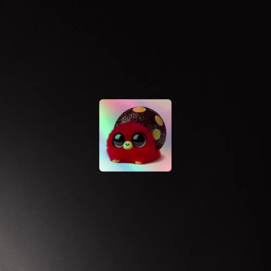 Lemon Glitz Plush Toy Sticker Set product image (4)