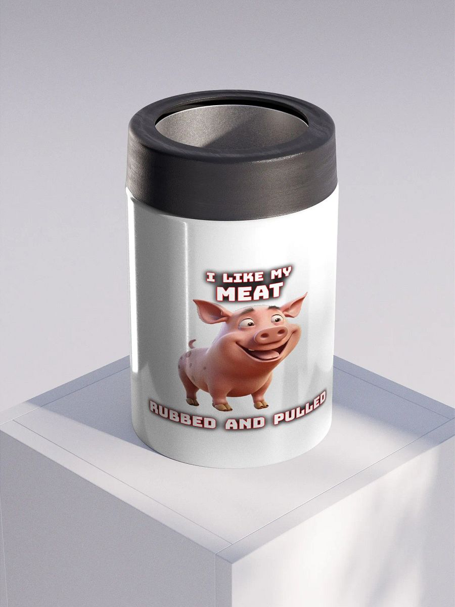 My Meat Funny BBQ Stainless Steel Koozie product image (3)