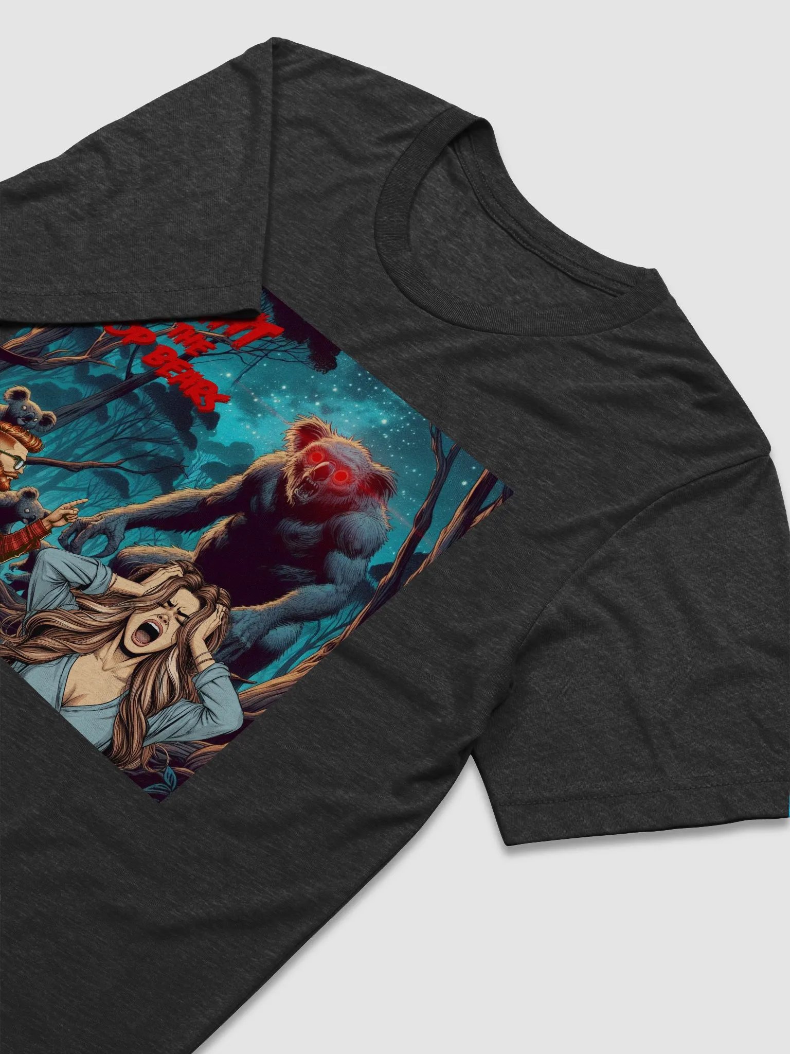 Night of the Drop Bears - Triblend Short Sleeve T-Shirt product image (3)