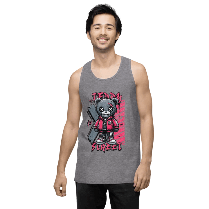 Haunted Teddy Bear | Cotton Heritage Men's Premium Tank Top product image (62)