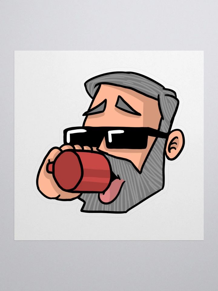 OMG Sip Emote Sticker product image (1)
