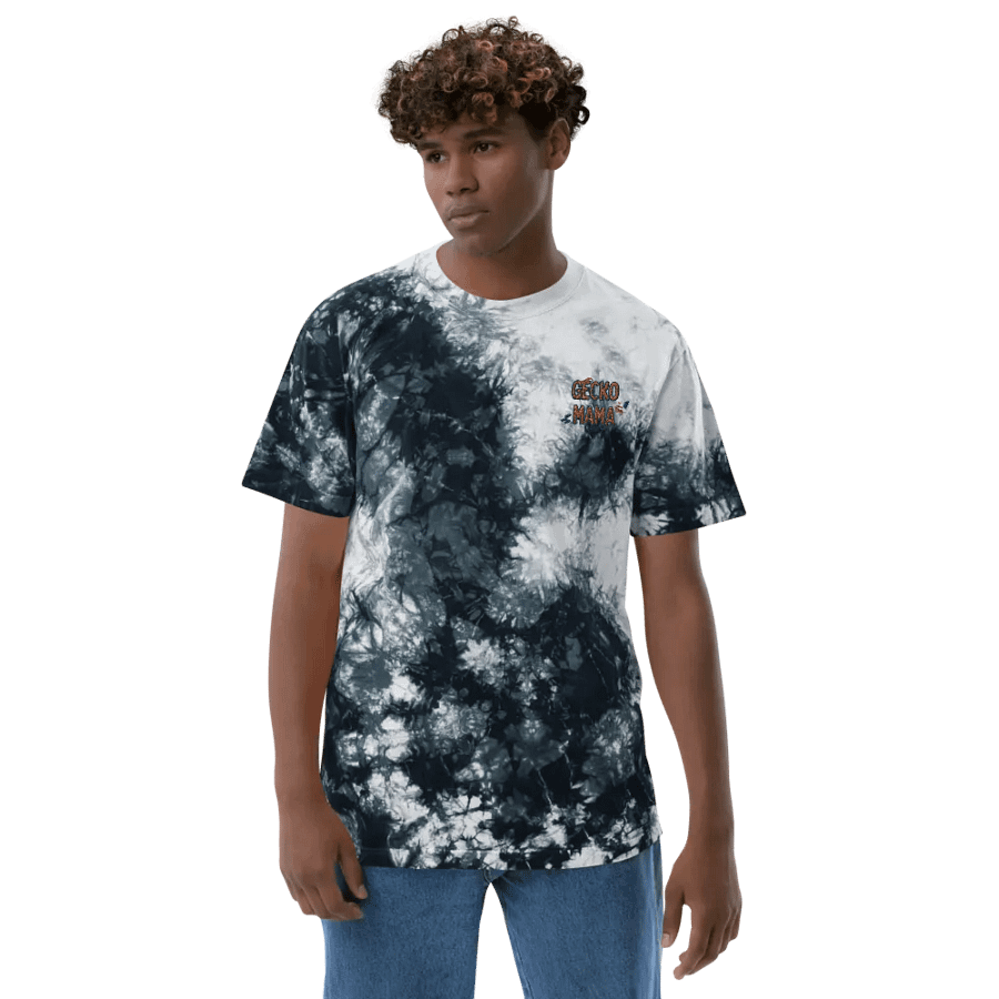 Frickin Sick Tie-Dye Gecko Mama Heavy Cotton T-Shirt product image (9)