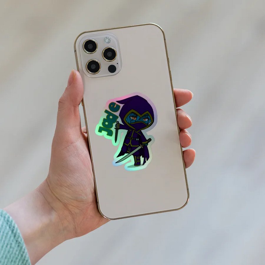 Jade - Shadow Bears - rainbow sticker product image (6)