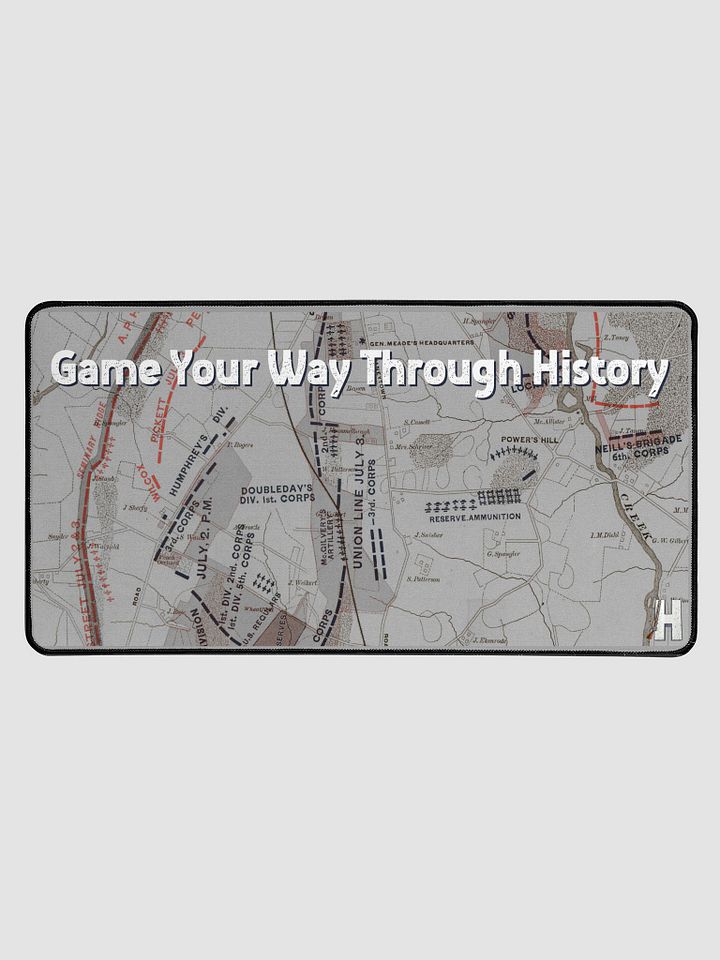 Battle of Gettysburg - Desk Mat - Game Your Way Through History product image (1)