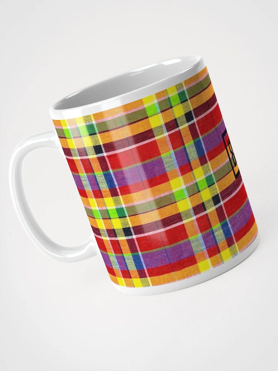 8T Sips Madras White Glossy Mug product image (3)