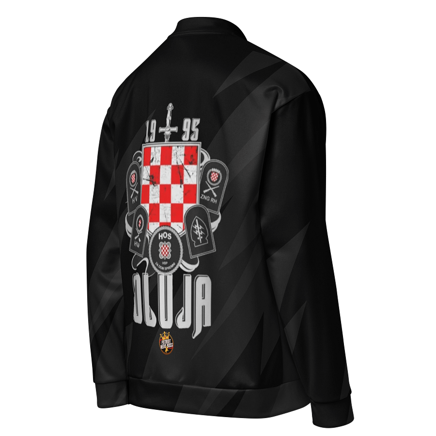 PNB Brand Print Bomber Jacket Oluja1995 product image (4)