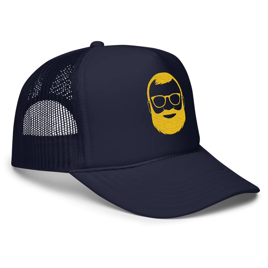 Letterman Beard Trucker Hat product image (3)