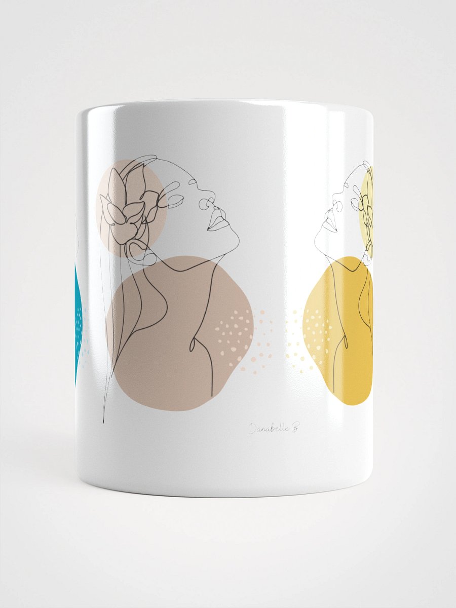 Mug Blanc Equilibre Femme Solaire - Création Spontanée - Idée Cadeau Raffiné product image (5)