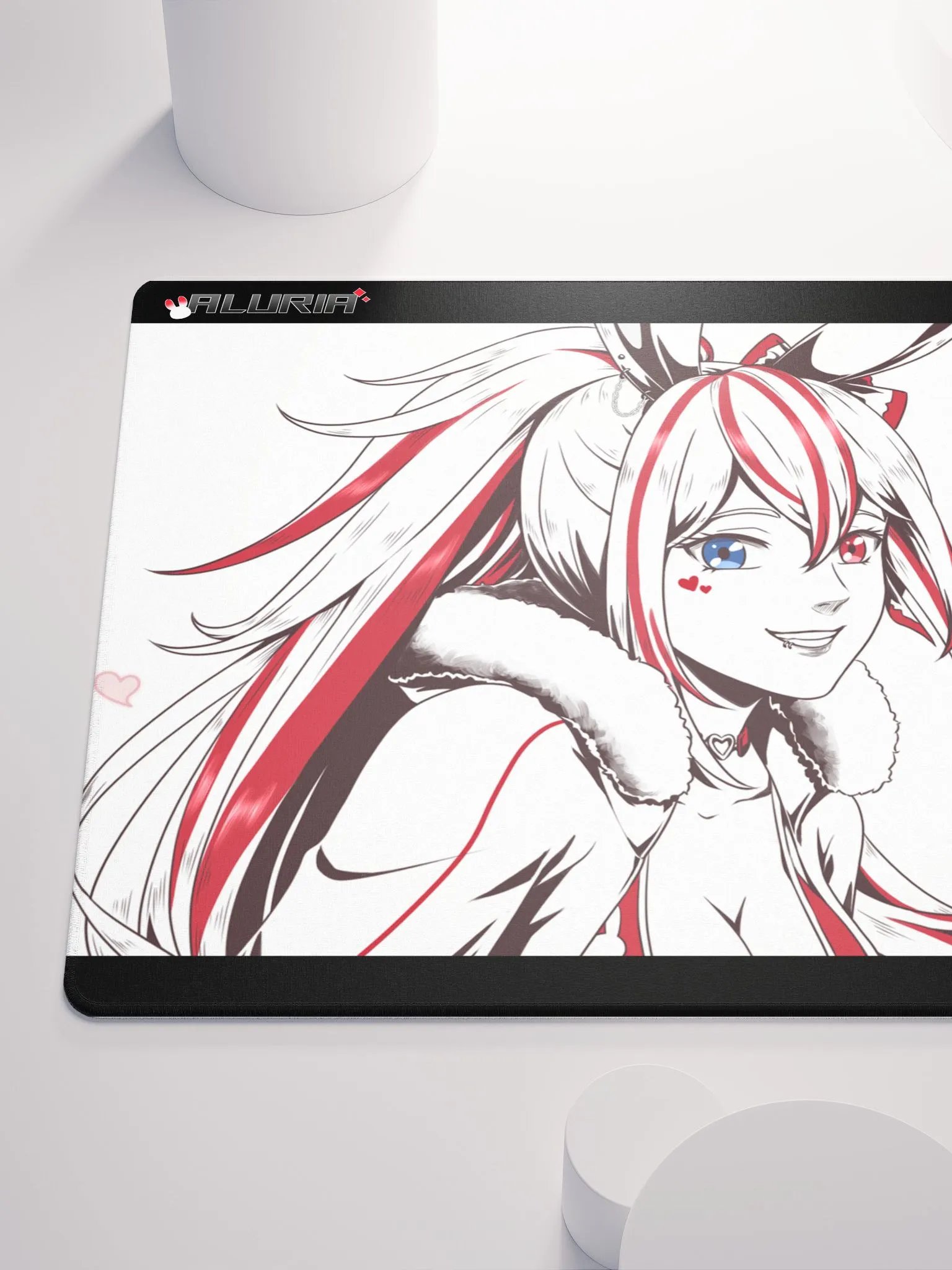 Aluria B&W Smile - Gaming Mousepad product image (6)