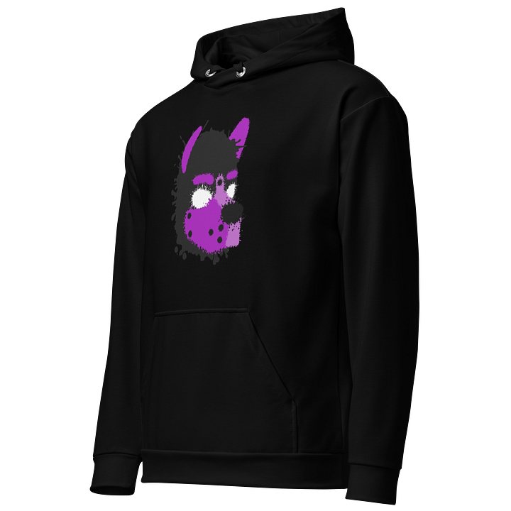 Pup Splatter Hoodie - Black / Purple product image (2)