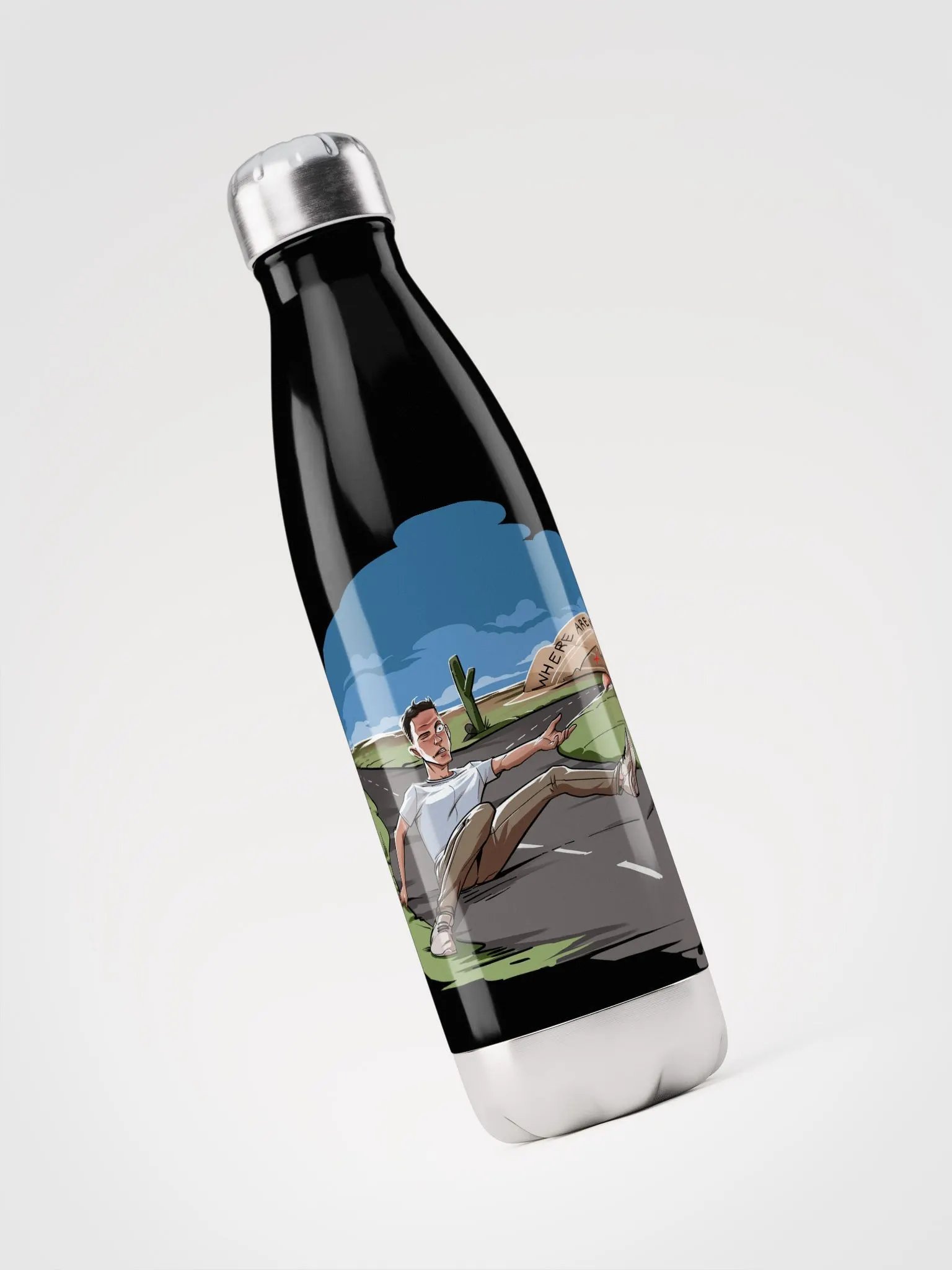 Give That Guy a Map Water Bottle product image (3)